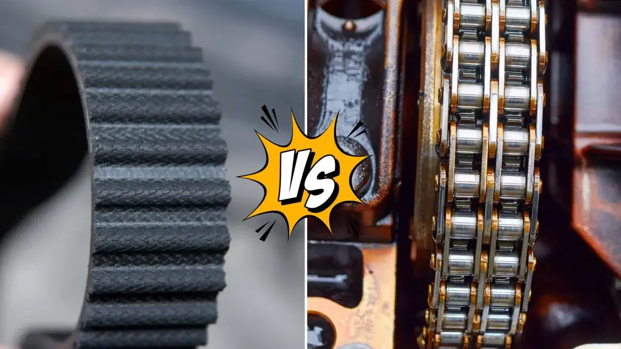 Vergleich: Zahnriemen vs. Steuerkette. Eine Tabelle hilft bei der Entscheidung f&uuml;r Ihr Fahrzeug.