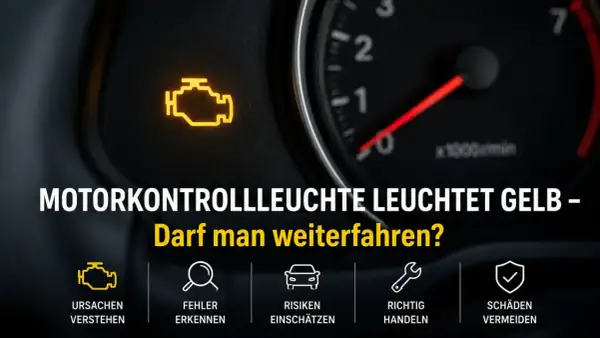 Gelbe Motorkontrollleuchte leuchtet. Wenn der Motor vibriert, ist Vorsicht geboten. Was tun?